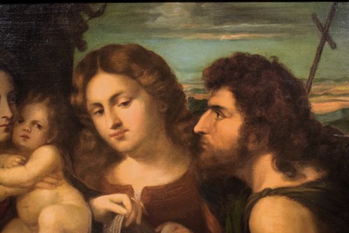 "Holy Conversation"  Venetian school of the 16th century